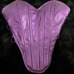 Purple corset